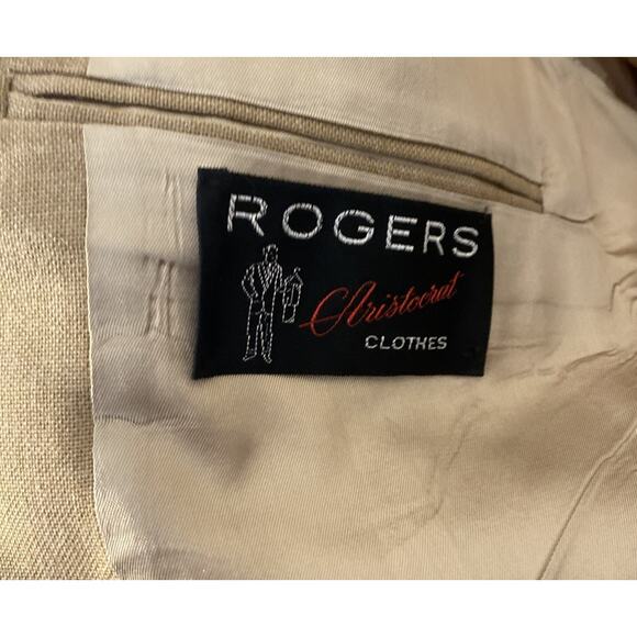 Vintage Roger’s Aristocrat Rutgers University Women’s Linen Blazer Made In USA - Picture 9 of 10